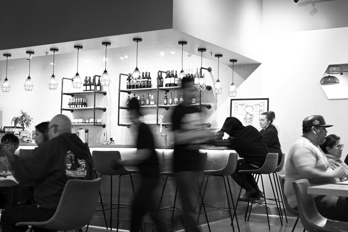 busy restaurant